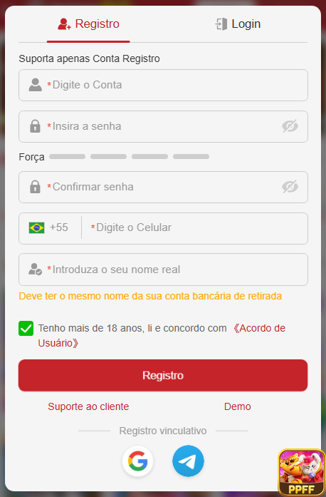 Experiência de Jogos ppff.com